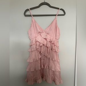Pink Ruffle Dress 🌸